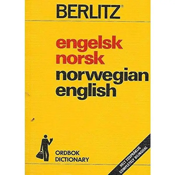 Used Copy Engelsk Norsk Norwegian English Dictionary - Language Learning Tool, Berlitz Dictionary, Softcover, 330 Pages (No Author Listed)