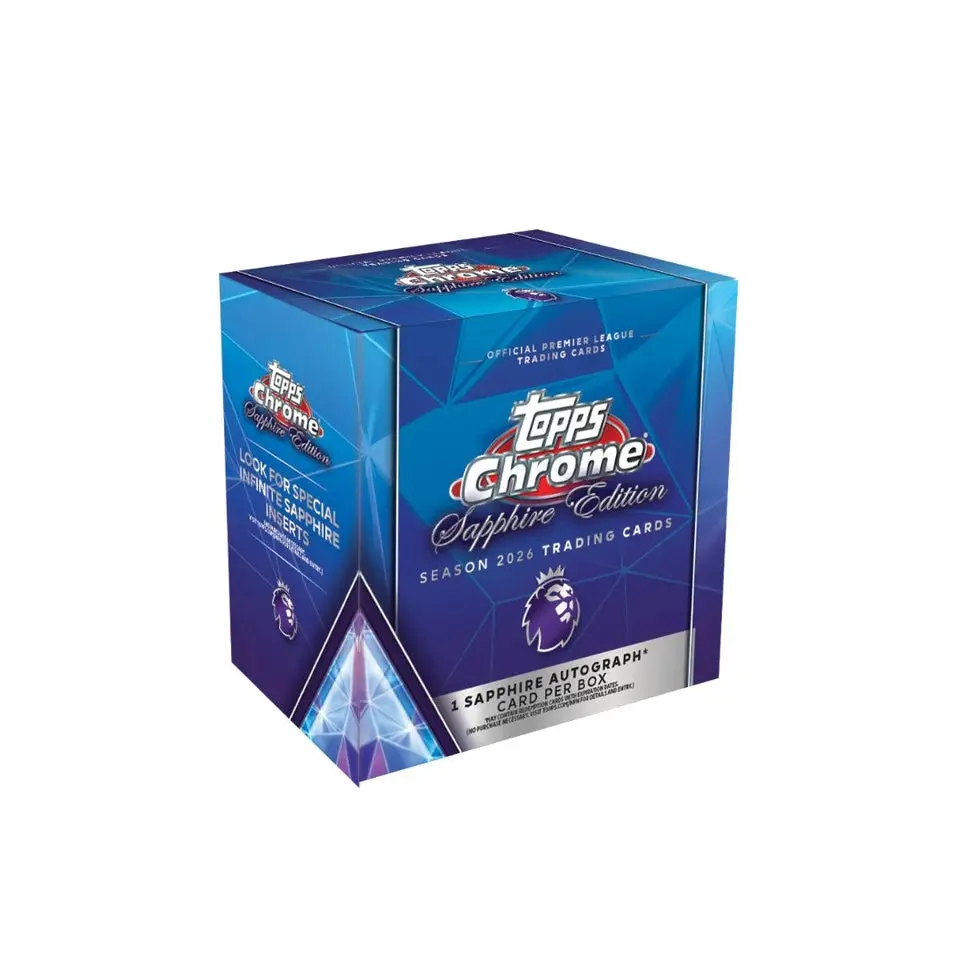 2026 Topps Chrome Premier League Soccer Sapphire Editon Hobby Box