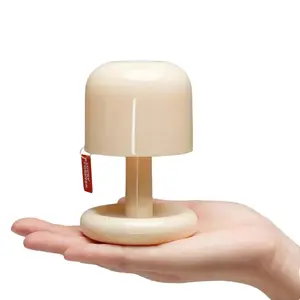 DC Charging Table Lamp,Cordless Tabletop lamp, Small LED Nightlight for Bedside, Decoration lamp for Living Room