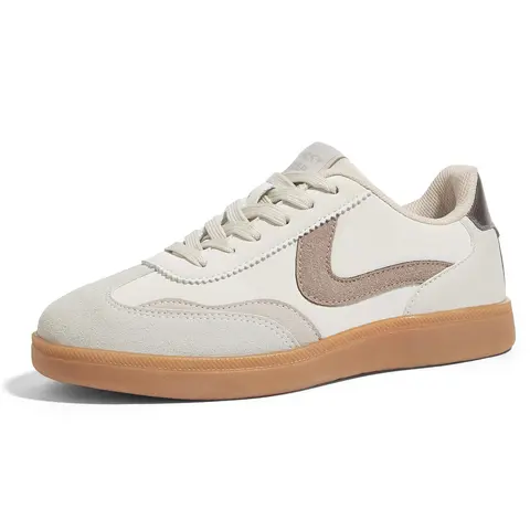 LUCKY STEP Women's Retro Fashion Sneakers Classic Casual Walking Shoes Non Slip Comfort Skate Shoes tiktokshopspringglowup tiktokshopbacktoschool,back to school,back to school haul