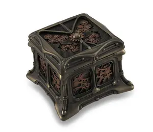 Steampunk Butterfly Bronze Finish Trinket Box Stash Box Bedroom Décor