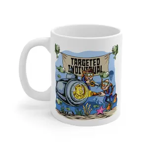 Mug — 'Targeted Individual' Underwater Diver Ceramic Coffee Mug
