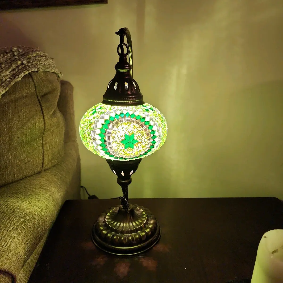 Handmade Turkish Lamp - Traditional Home Decor Lighting for Living Room