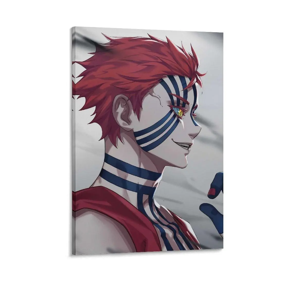 Anime poster Demon Slayer Akaza Wall Art Picture Painting Poster Print ...