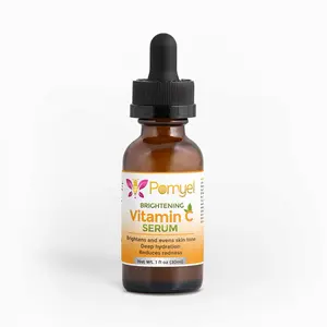 POMYEL Vitamin C Brightening Serum – Anti-Aging, Dark Spot Corrector, Hydrating Face Serum with Niacinamide & Ferulic Acid, 1 fl oz
