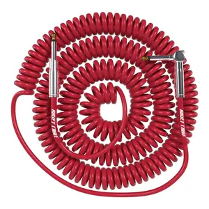 Bullet Cable 30′ Classic Red Coil Cable