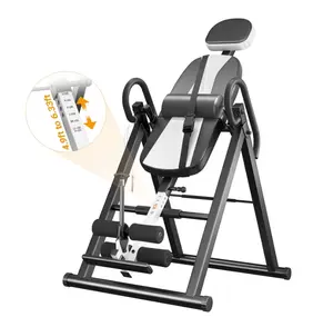 eavy Duty Inversion Table, 300lb Capacity Back Therapy Reflexology Heavy Duty Foldable Steel Back Stretcher Machine Dprodo Table ,Black