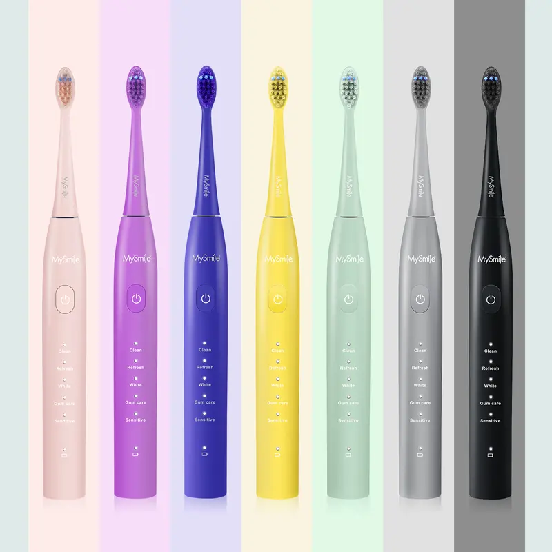 MySmile Essential Sonic Electric Toothbrush - 45,000 VPM Motor, 5 Modes & 3 Brush Heads (Free n-HA Toothpaste Gift)