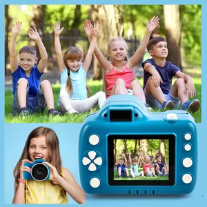 Children's Day-camera toy Children's Camera with Video Music Photo & Projection Functions 32GB Micro SD Card Included Perfect  Girls Boys 3-9, Mp3 Player, Games,with 8GB Card