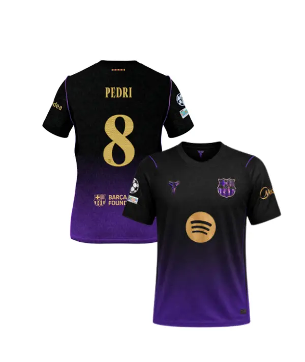 Men’s Purple Black Soccer Jersey | Breathable Quick-Dry Football Shirt | Lightweight Training Top