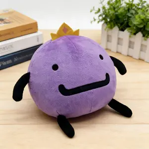 Wemmbu Plush Cute Purple Crown Plush Toy Stuffed Animal for Christmas and Birthday Gifts Christmas Gift Home Decor Travel Companion Game Merchandise Plush