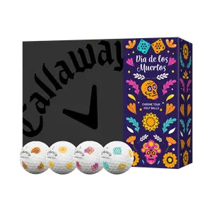 Callaway Golf Chrome Tour Día de los Muertos Golf Balls in White