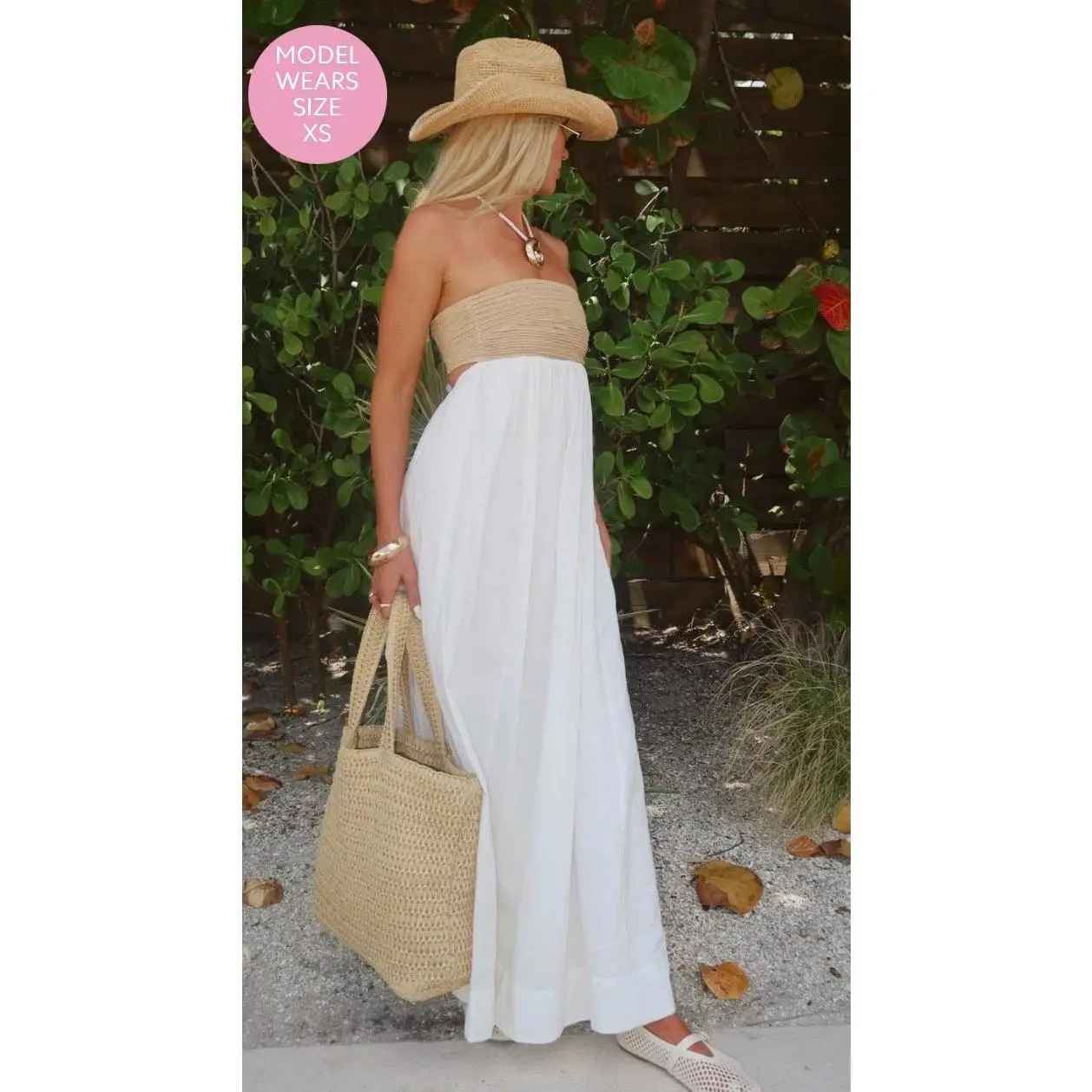 Dockside Maxi Dress | White Voile