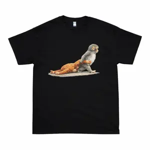 Viral Best Friends T-Shirt – Loyal Monkey Friendship Graphic on Forest Green Cute Animal Shirt, Unisex Gift, Story Inspired Tee