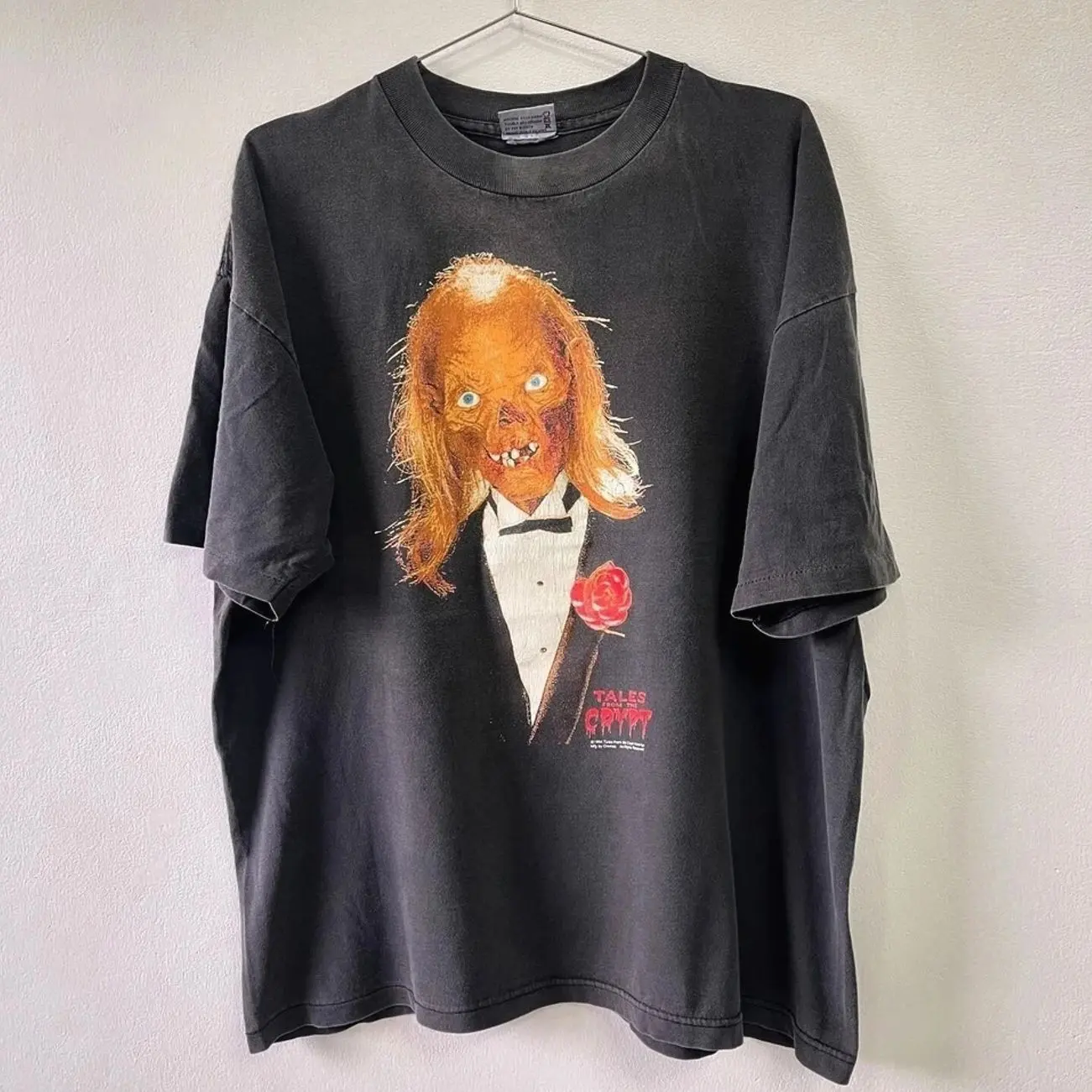 Rare Tale From The Crypt Horror Movie Basic black 90s T shirt Reprint S-5XL R