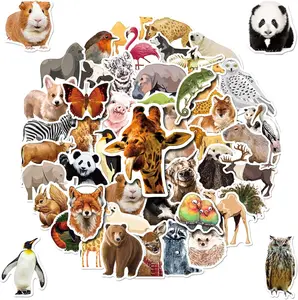 Cute Animal Water Bottle Stickers, 200 Pcs Stickers for Kids, Teens, Boys, Girls, Waterproof Vinyl Kawaii for Laptop, Classroom, Phone Case, Luggage, Stanley Cups