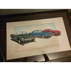 Custom Car Drawing – Multiple Views