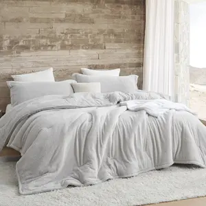 Cozy Moody - Coma Inducer Oversized Comforter Set - Light Gray