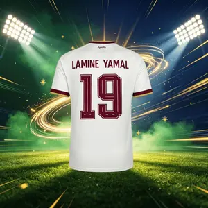 2026 Spain 19#Lamine Yamal and 20#Pedrl Short And Long Sleeve Soccer Jersey Fans Version Breathable