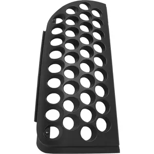 Reefer Upper Door Grill Compatible with Thermo King SB-100 110 190 200 200TG 210 230 300 310 400 Replacement for 37-98-7197 Honeycomb Door Grill Black ABS Plastic Road Side LH