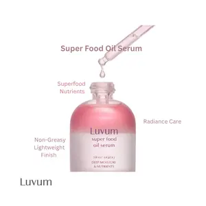 [Luvum Official] Slow Aging Super Food Oil Serum, Peptide Essence, 30% Moisture Oil, 1.01 fl. oz