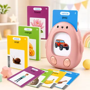 Talking Flash Cards – 224 English Words for Toddlers & Preschool Learning, Educational Language Toy