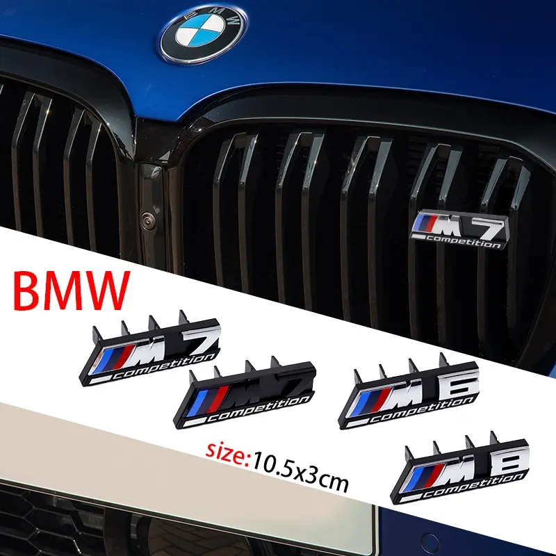 Bmw Car Emblem Badge Sticker, Compatible with Bmw Models M1-M8, E92-E93-F30-F32-G01-G02-G05-G11-G12-G20-G21-G29-G30-G31-G32-G38 Series