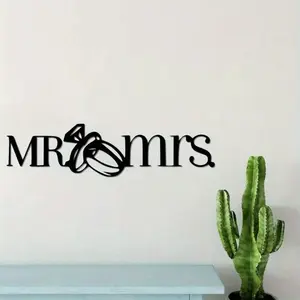 CIFbuy Custom Couple Metal Name Sign Personalized Wedding Anniversary Gift Wall Decor