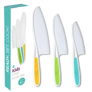 Tovla Jr. Kid-Safe Knife Set | Safe Cooking Knives for Kids Ages 4+