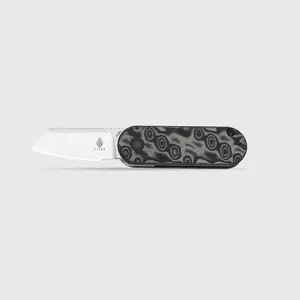 Kizer Mini Bay 14C28N Vortex Pattern Micarta Hardware Tool V2583A6