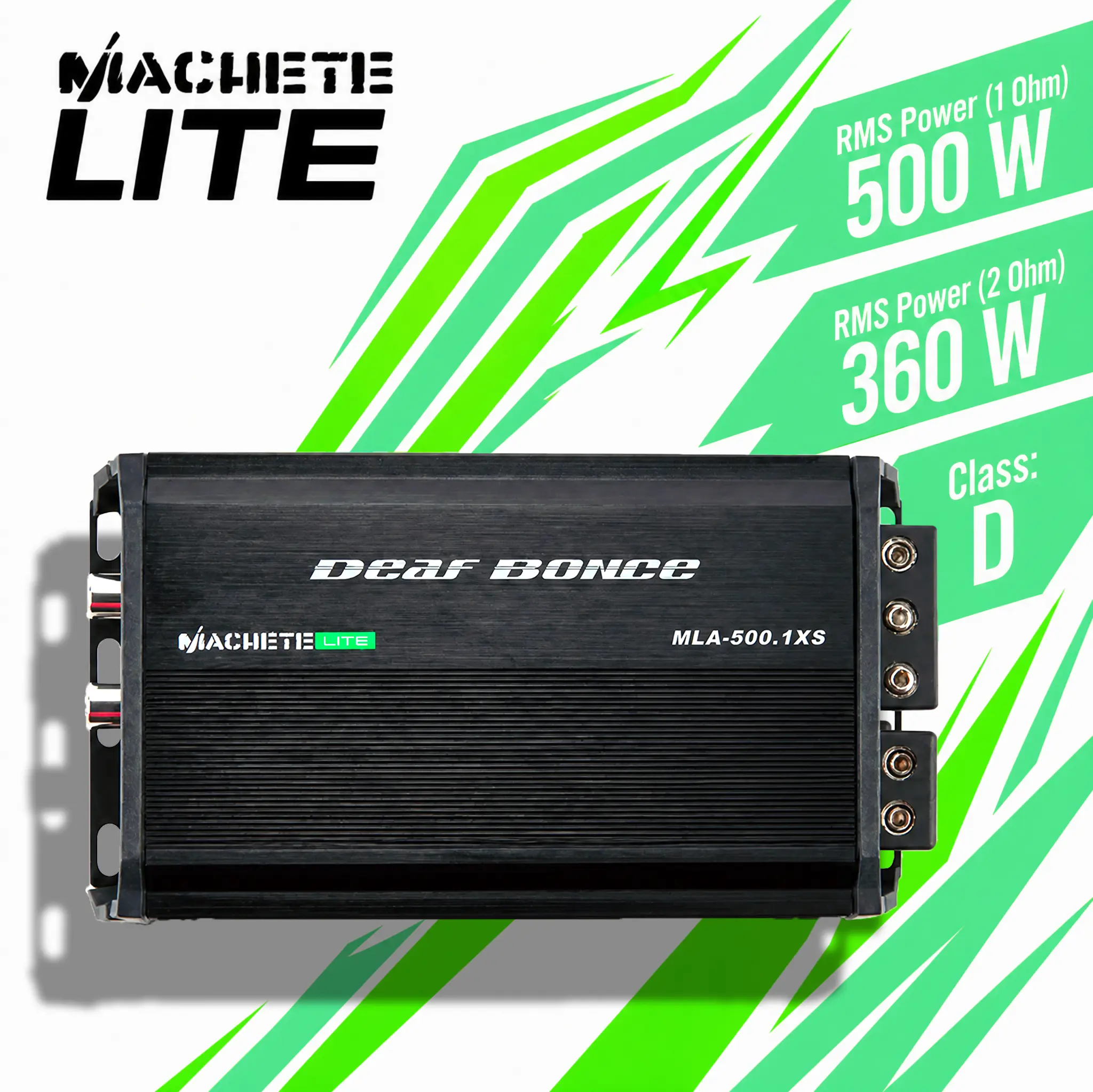 Machete MLA-500.1 XS | 500 Watt Power Amplifier