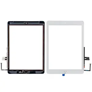 New Digitizer Glass Touch Screen for iPad 6 9.7 6th Gen 2018 A1893 A1894 Home Button Black White New Replacement