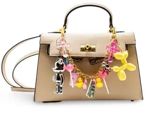 Custom Made Bag Chain Charms - Playful Bear