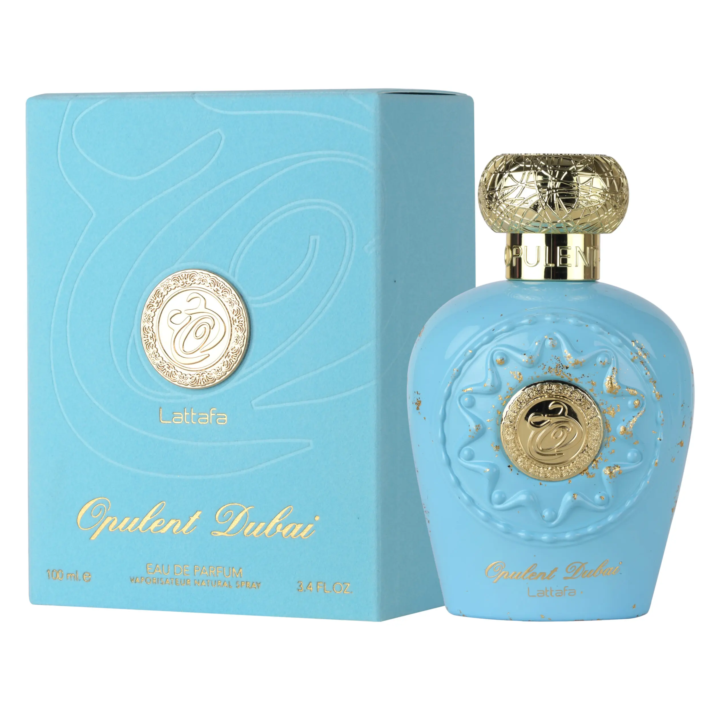 Lattafa Opulent Dubai for Unisex Eau de Parfum Spray, 3.4 Ounce Lattafa Opulent Dubai for Unisex Eau de Parfum Spray, 3.4 Ounce