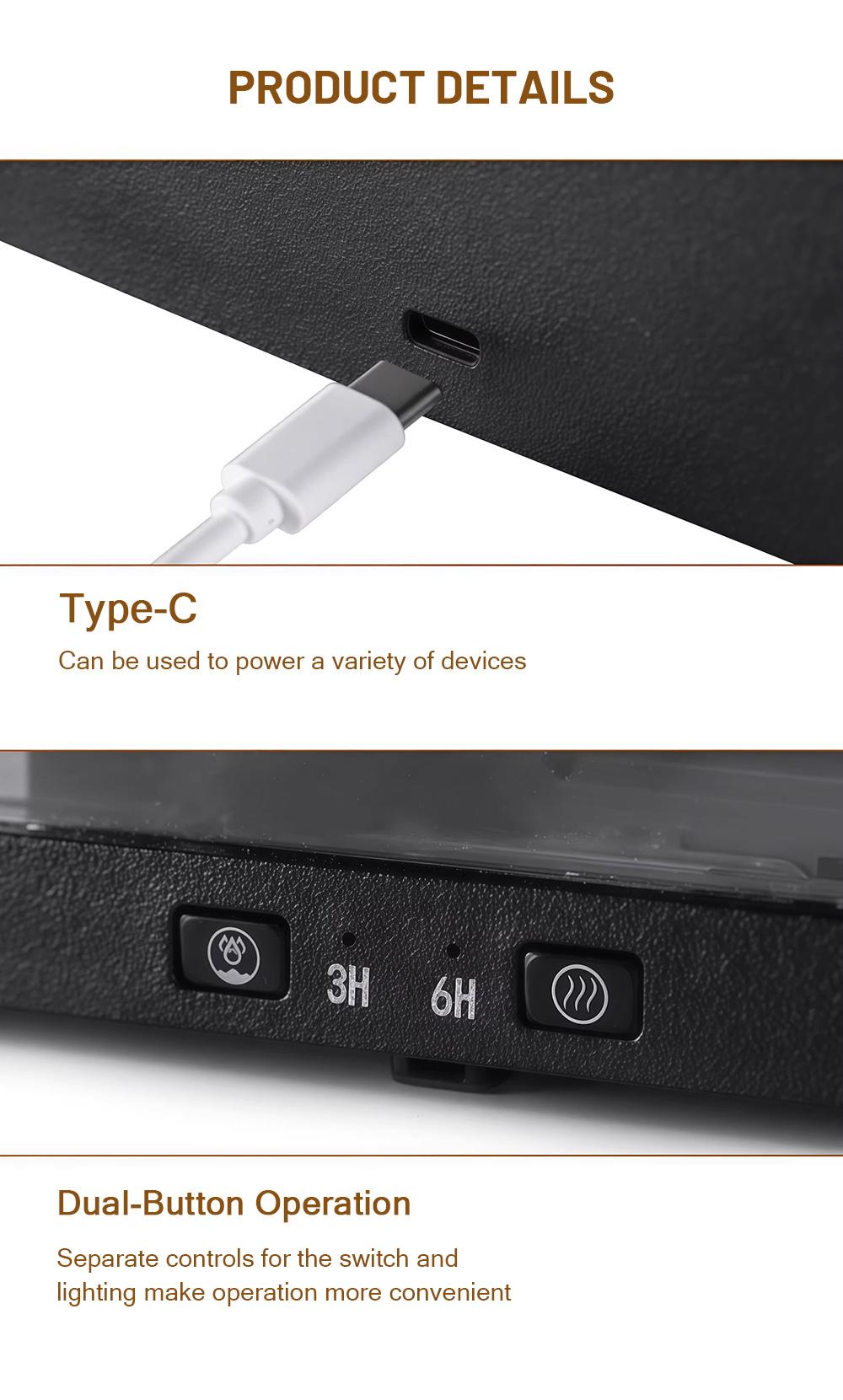 Real Flowing Water Flame Humidifier Water Drop Aroma Diffuser Waterless Auto Off Timer Mist Essential Oil Diffuser For Home Bedroom Office Relaxation Sleep Aromatherapy Fragrance Gift