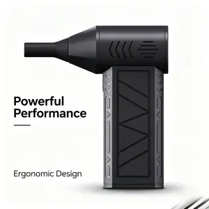 Compact Multi-function Turbo Blower Kit, Interchangeable Nozzle Accessories, Strong Wind Dust Cleaner, Practical for Indoor Cleaning, Outdoor Cooling, Car Detailing and Electronic Device Daily Upkeep
