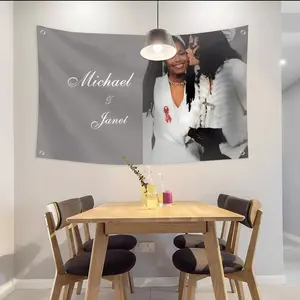 Pop singer J-janet J-jackson Flags Custom Camping Outdoor Garden room Bedroom Decor Party Backdrops Wall Art Family Gifts Wall Hanging Tapestry