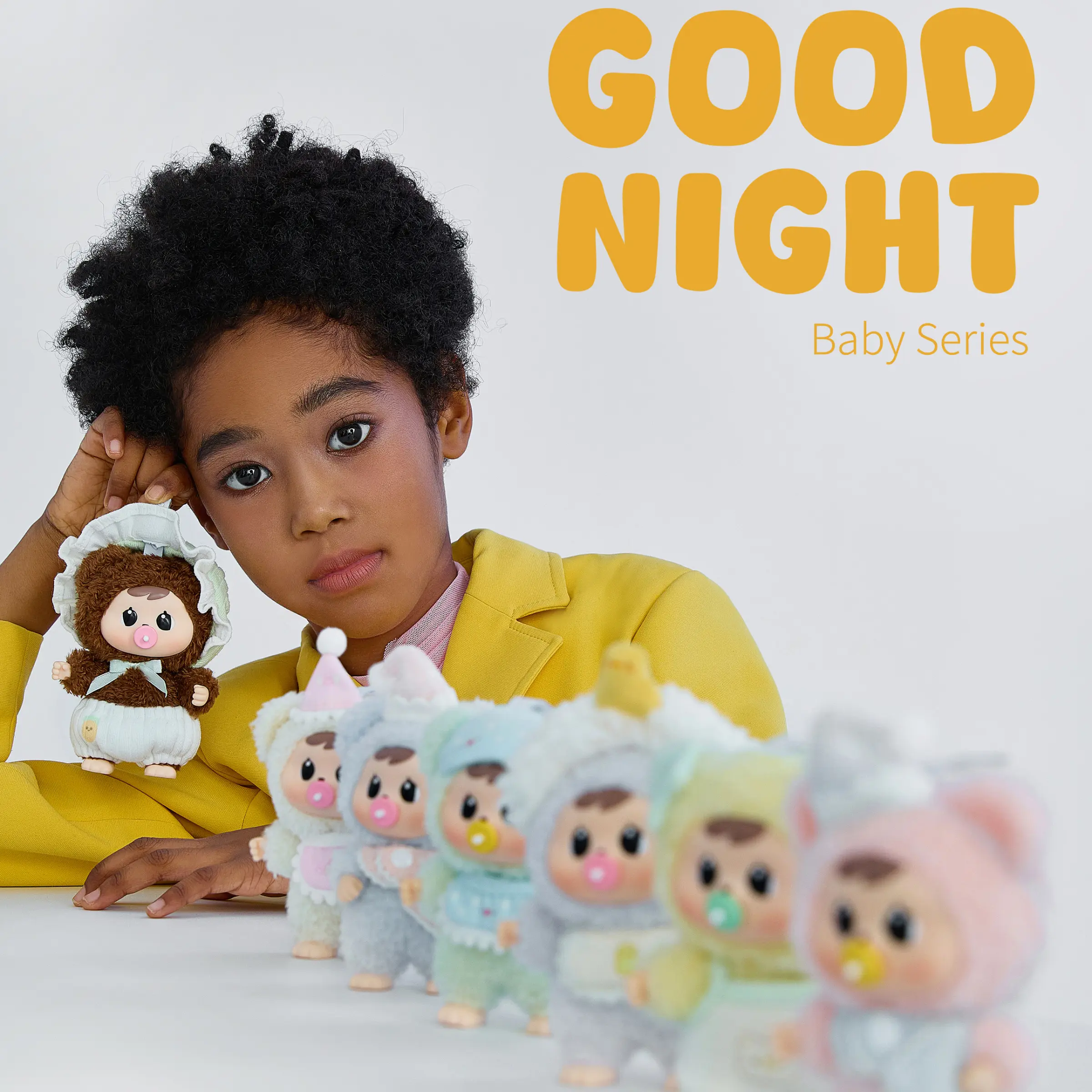 Baoao Baby Goodnight Series Mini Plush Blind Box, Cute Stuffed Toy Surprise Set, Random Surprise Set, Collectible Dolls, Children's Holiday Birthday Gift, Plush Doll, Stuffed Animal, Comfort Toy, Christmas Gift