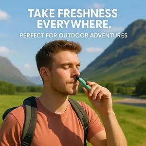 Refreshing Nasal Stick 3-Pack | Refreshing Cooling Sensation | Free Your Nose, Breathe In Life | Portable Design | Portable for Daily Use Natural