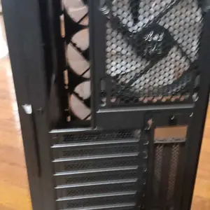 Rosewill ACA504B ATX Mid-Tower PC Case - Mesh Front, Tempered Glass, 4 ARGB Fans, USB 3.0, Supports Vertical GPU Mounting