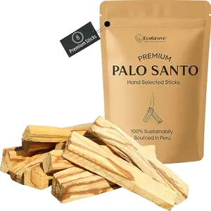 EcoGrove Premium Peruvian Palo Santo Sticks for Aromatherapy, Natural Wood for Relaxation and Mindfulness