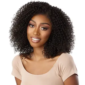 Sensationnel Curs Kinks & Co Glueless Synthetic Kinky Edges 13x6 HD Lace Front Wig - 13x6 KINKY COILY 16"