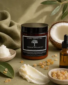 The Miracle Body Balm, Natural Moisturizing Coconut & Shea Body Care Moisturizer for Dry Skin