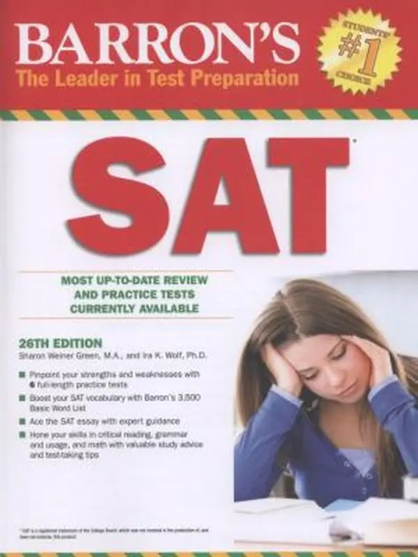 USED-Barron's SAT by Ira K. Wolf Ph.D. (Paperback)