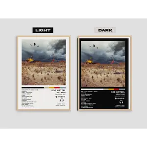 Hell Paso Album Poster / Album Cover Poster No Frame / Music Gift / Music Wall Decor / Album Art Decoration Artwork