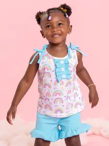 Rainbow Wishes Ruffle Outfit