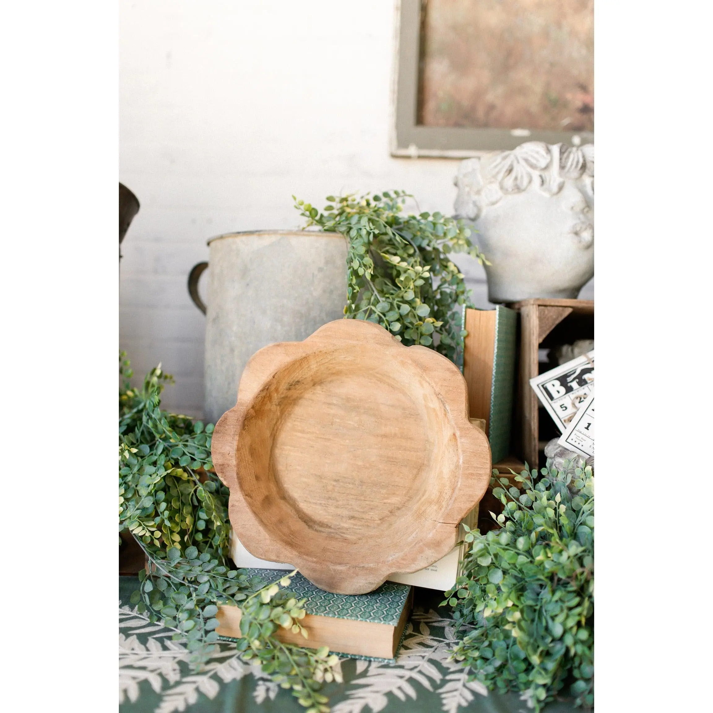 Wood Flower Bowl Wood Flower Bowl