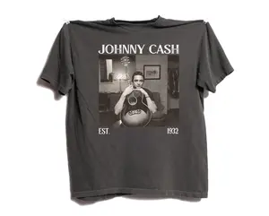Johnny Cash Vintage Shirt, Retro Music Graphic Tee Unisex, Gift for Fans