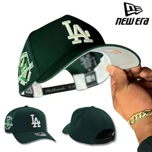 New Era Los Angeles Dodgers 9FORTY Snapback Baseball Cap – Black Curved Brim Hat with White LA Logo, Collector’s Limited Edition 2026 Urban Streetwear Gorra premium, moda urbana para hombres y mujeres, ideal para destacar tu estilo en TikTok.