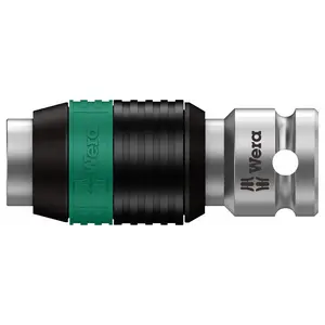 Wera Zyklop 8784 A1 Adaptor, Hexagon drive 1/4" Head x 37mm Adaptor,5003529001